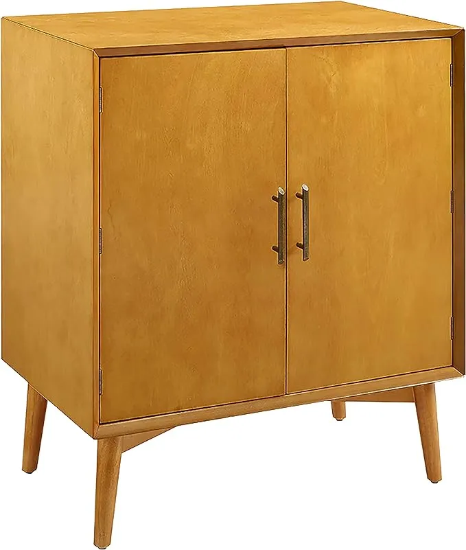 Crosley Furniture Landon Mid-Century Modern Bar Cabinet, Acorn