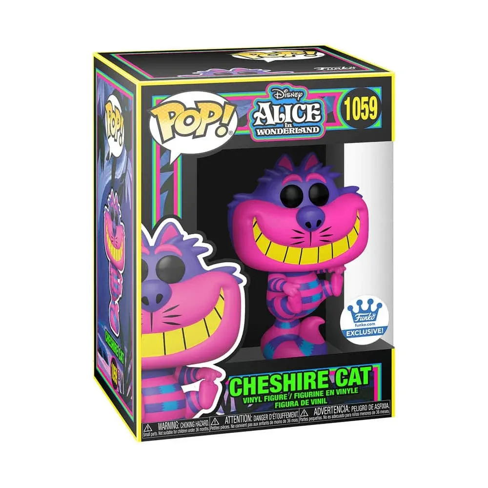 Funko Pop! Alice in Wonderland Blacklight Cheshire Cat Exclusive #1059