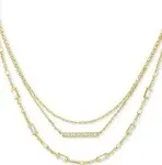 Kendra Scott Addison Multi Strand Necklace Gold