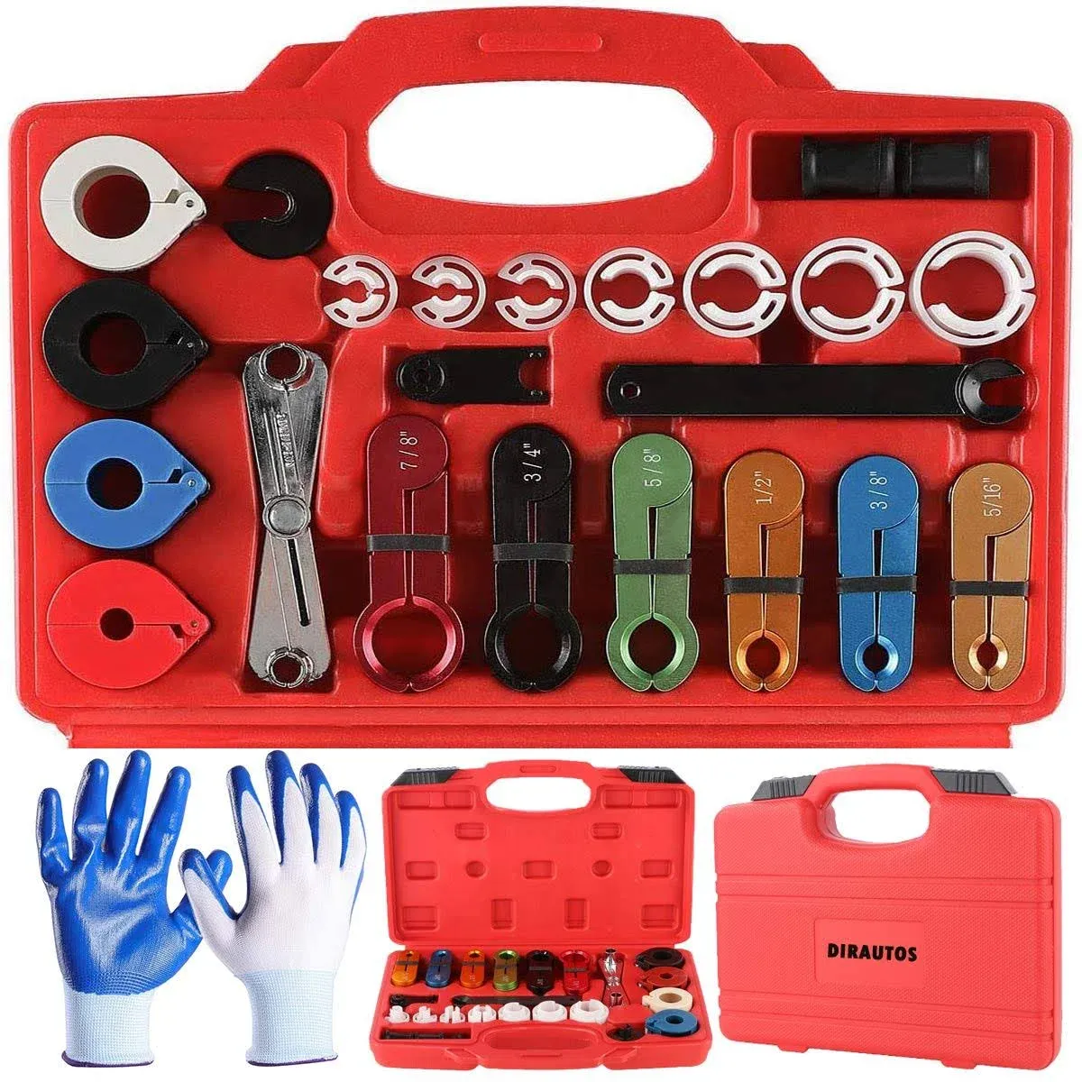 Master Disconnect Set 26Pcs with Glove, Master Quick Disconnect Tool for Automot