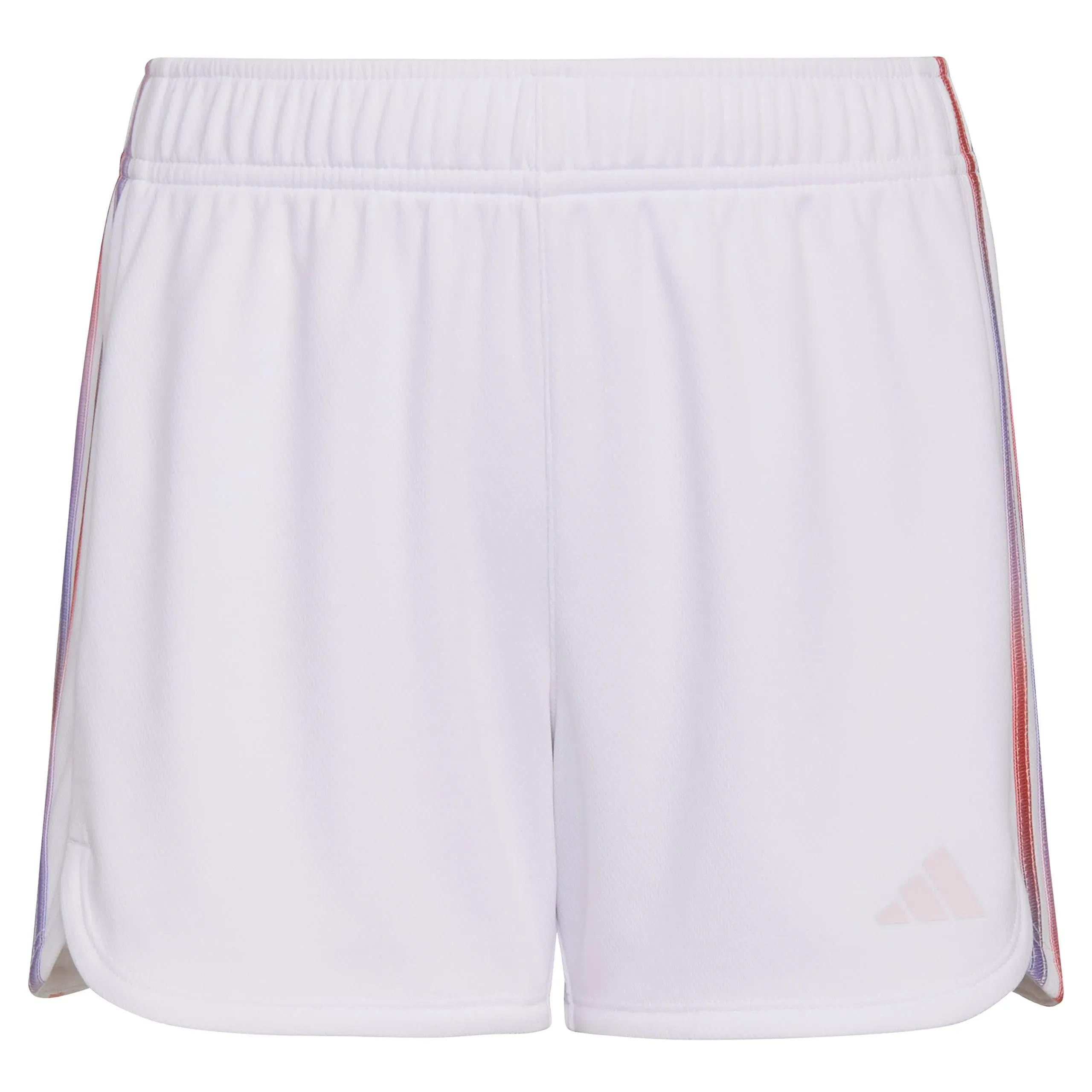 Adidas Girls' Big AEROREADY Elastic Waistband Gradient 3-Stripes Pacer Lined Mesh ...