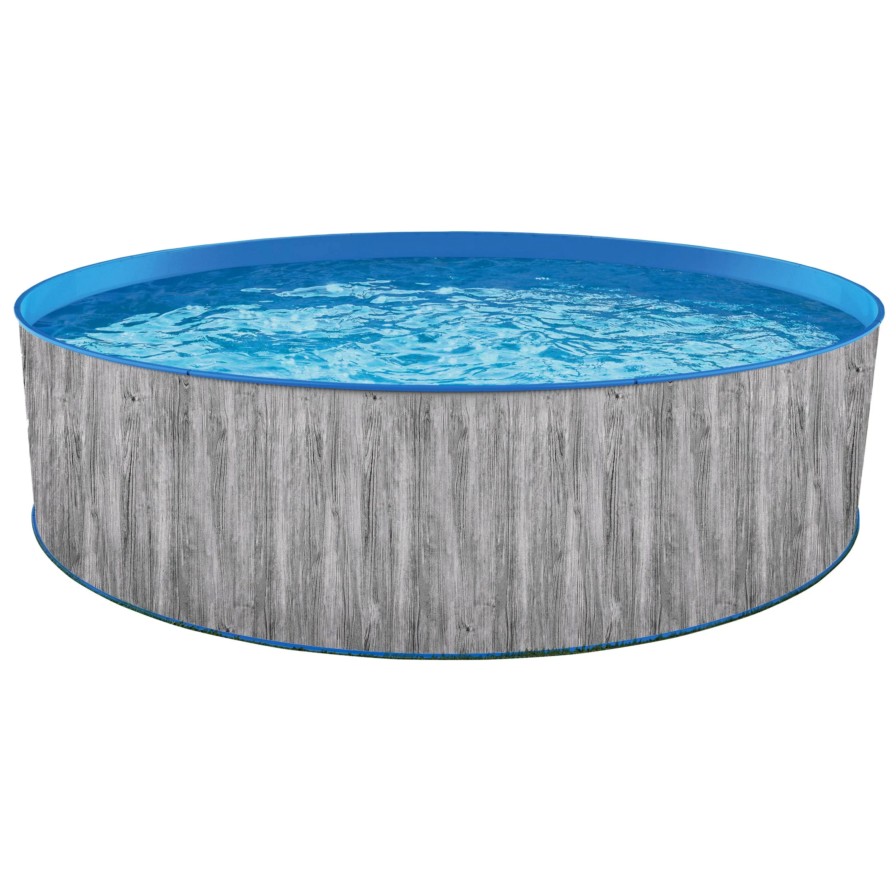 Blue Wave Capri Steel Wall Pool Package - 15-ft Round 48-in Deep