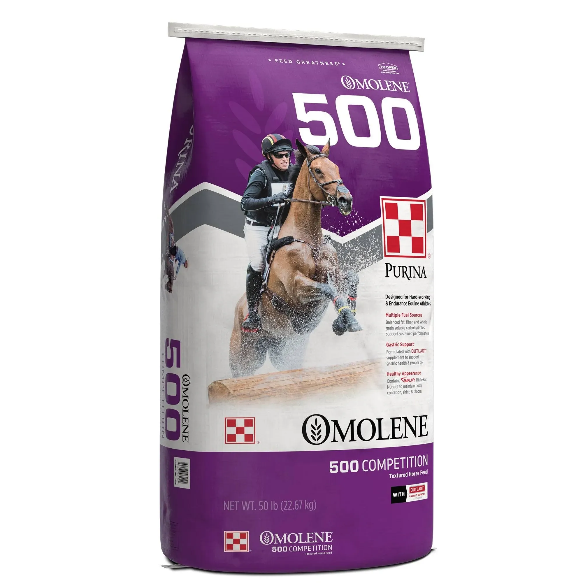 Purina Omolene #500 Competition Horse Feed, 50 lbs.