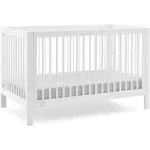 Babygap by Delta Children Charlie 6-in-1 Convertible Crib - Greenguard Gold Certified - Bianca White