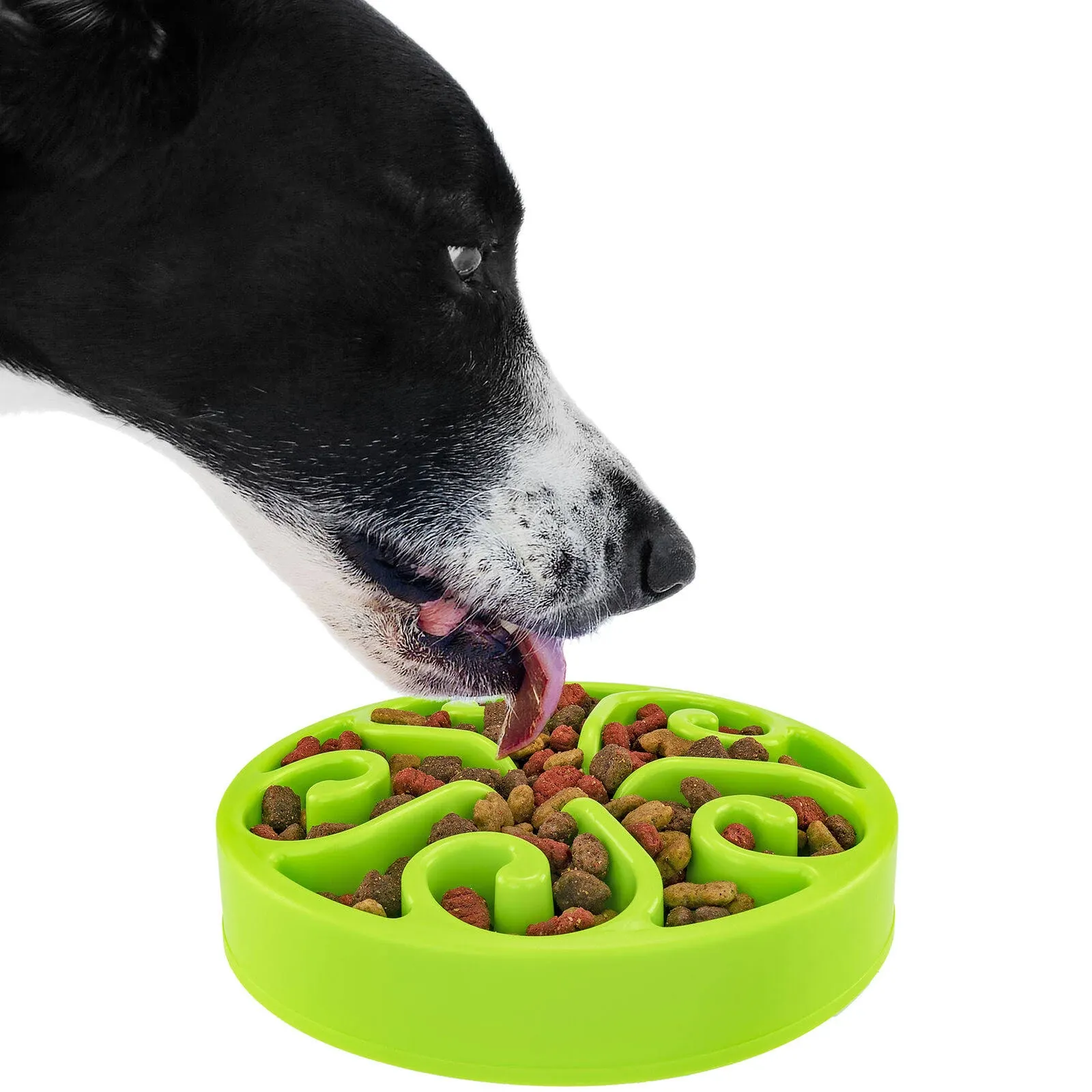 Slow Feeder Dog Bowl Anti-Choking Help Prevent Bloat Non Toxic BPA Free...