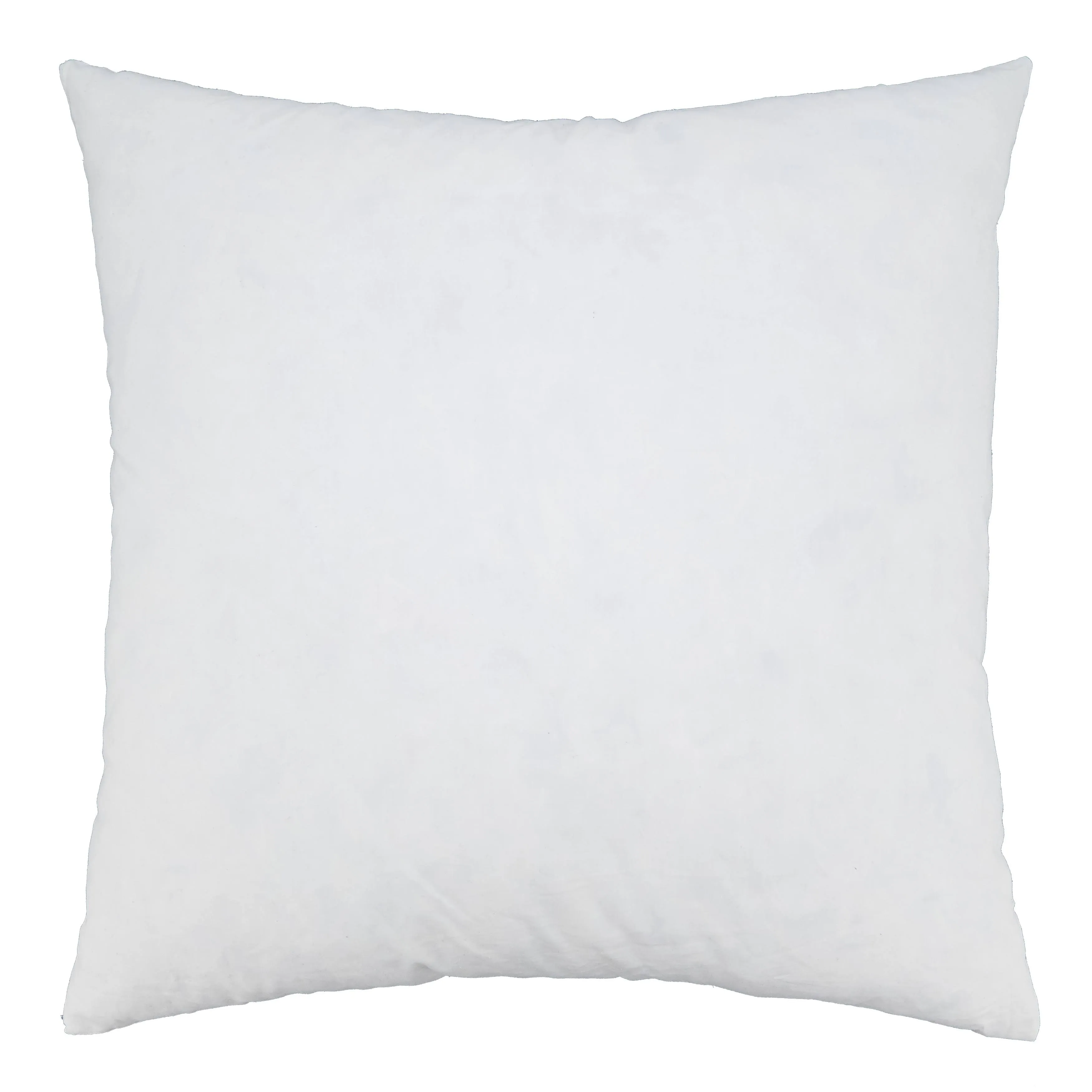 Saro Lifestyle Down Feather Pillow Insert, White, 17"x17"