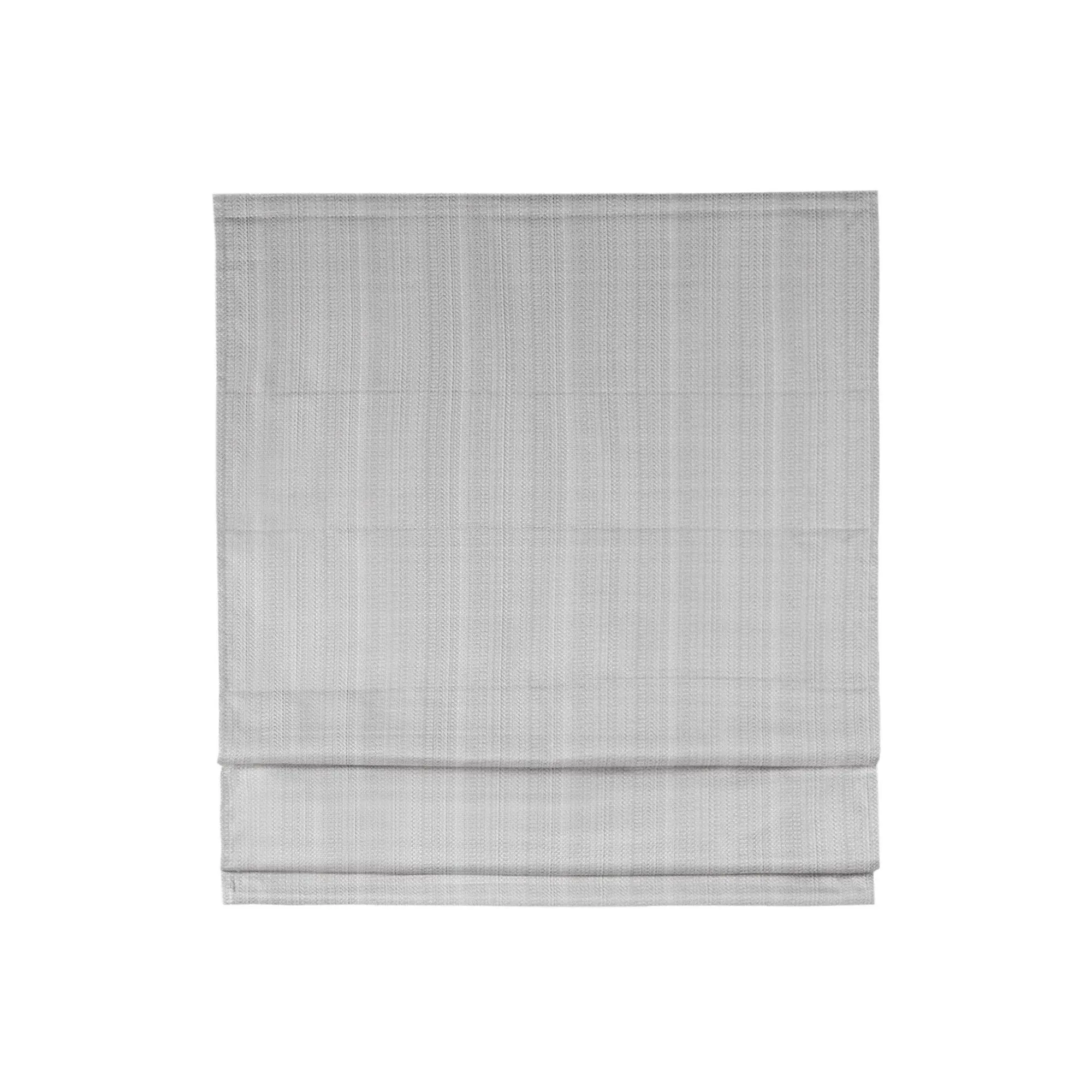 Olliix Madison Park Galen Grey Basketweave Roman Shade - 64 x 31