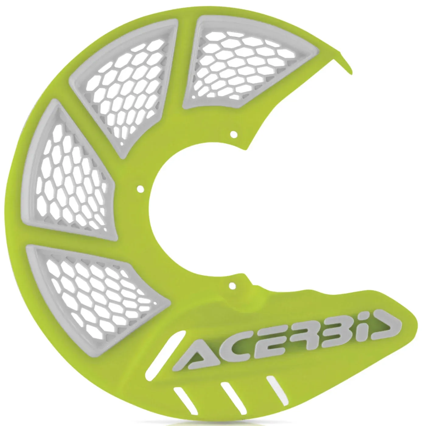 ACERBIS X-Brake Disc Cover - Green/White 2449490006