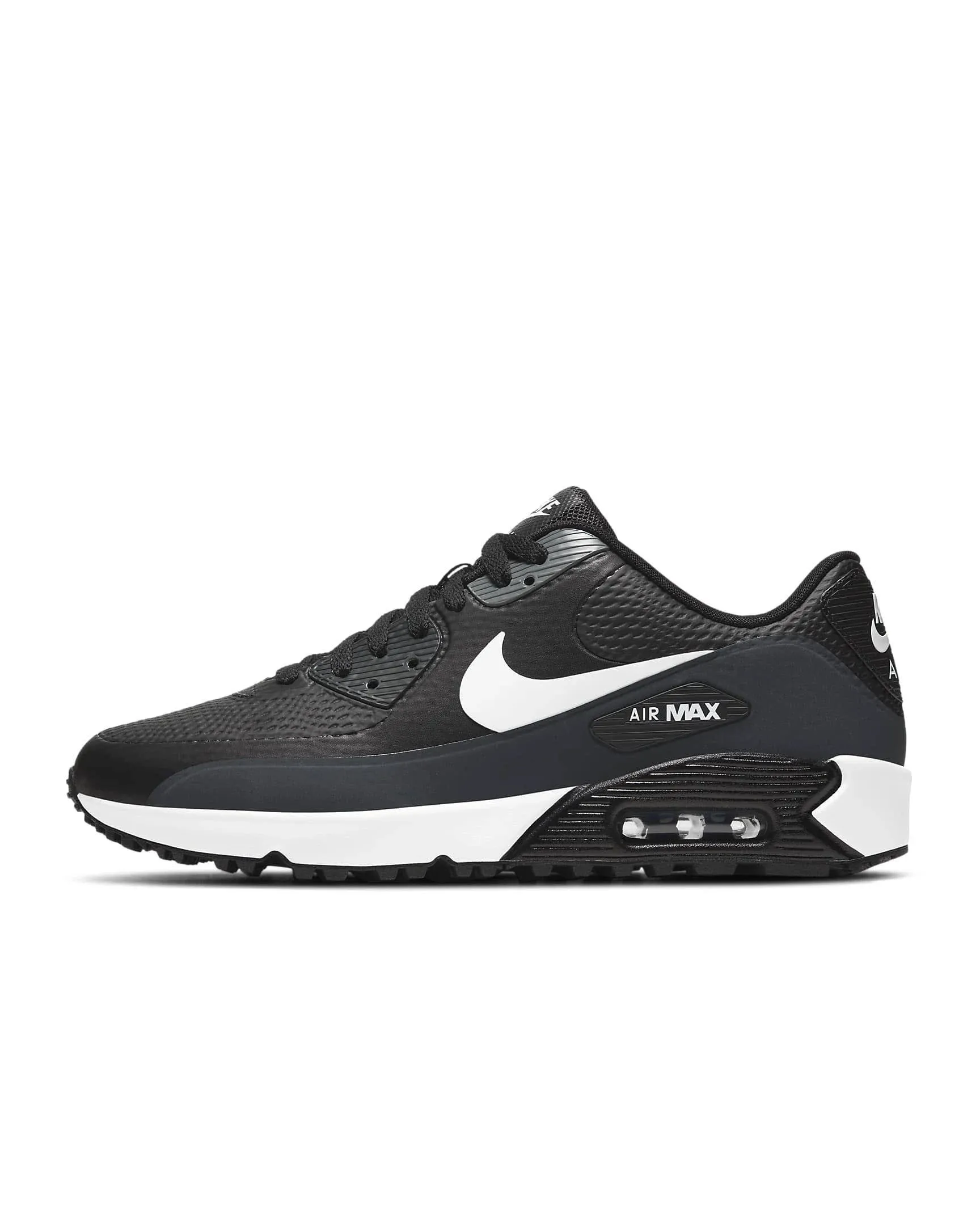 Nike Air Max 90 G Golf Shoes Black/White M 11