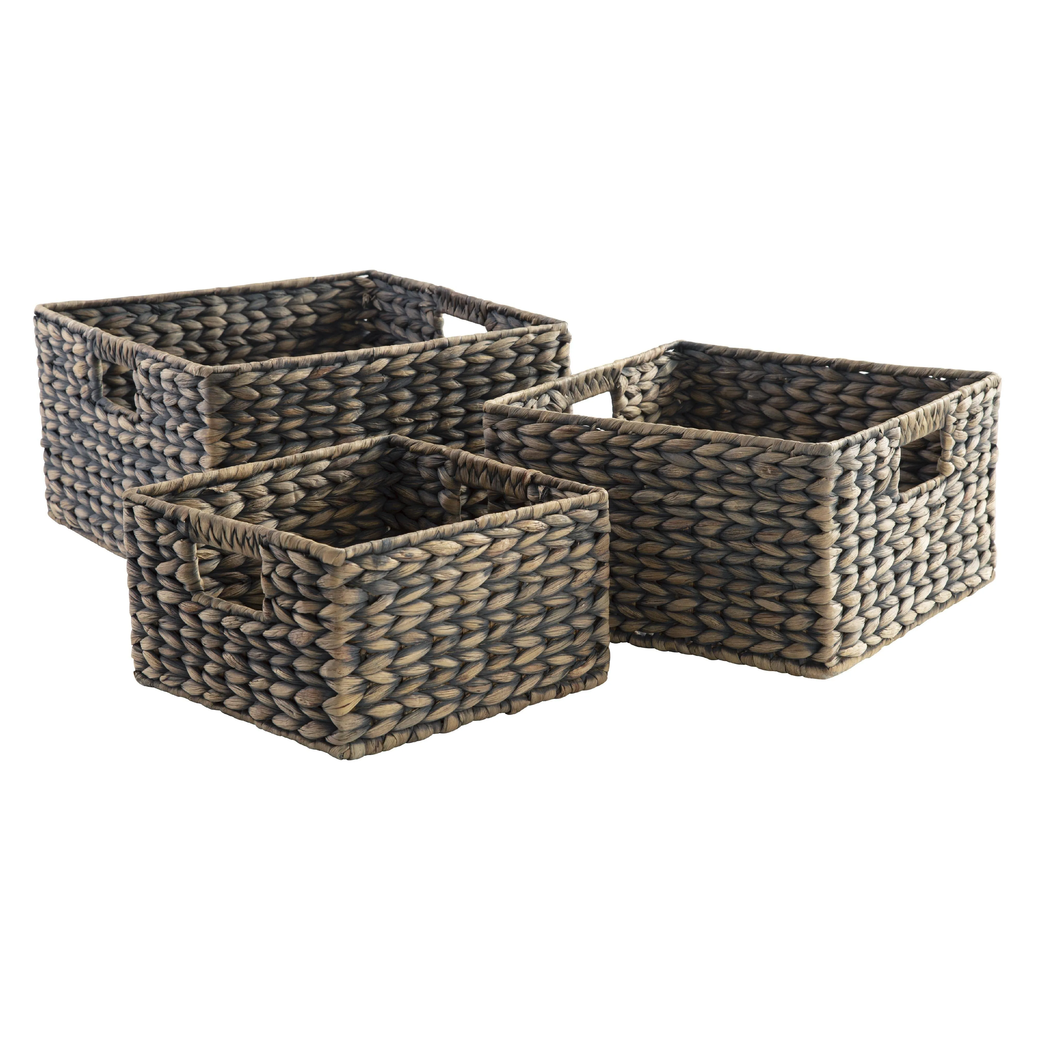 Ashley Antiqued Brown Elian Basket Package (Set of 3)