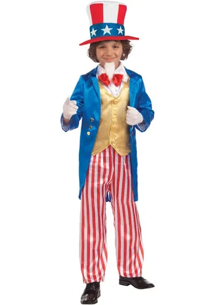 Deluxe Uncle Sam Patriotic Child Costume