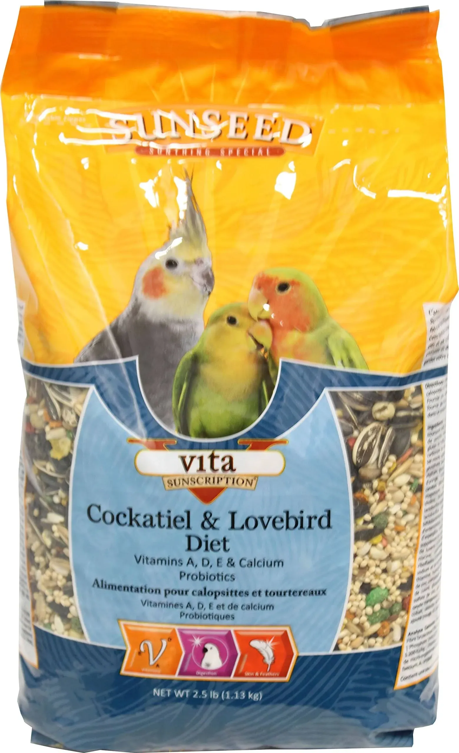 Sunseed Vita Cockatiel Formula (2.5 pound)