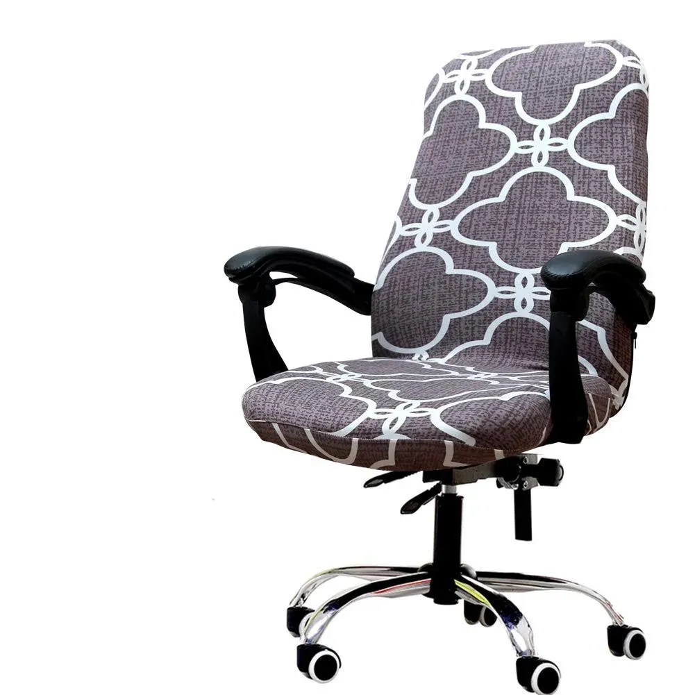 Deisy Dee Computer Office Chair Covers for Stretch Rotating Mid Back C