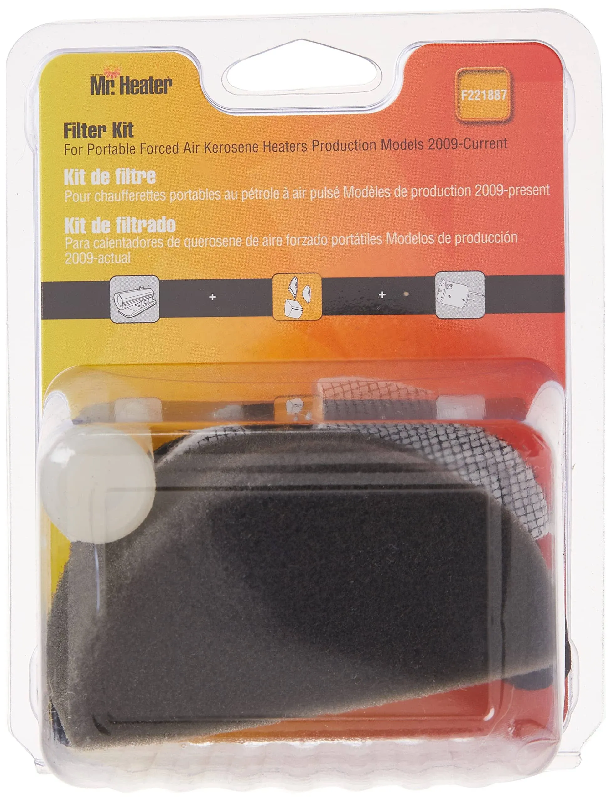 Mr. Heater F221887 Portable Forced Air Kerosene Heater Filter Kit