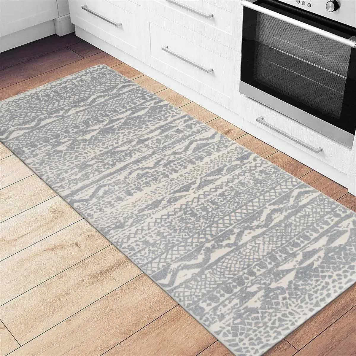 World Rug Gallery Distressed Boho Anti-Fatigue Mat