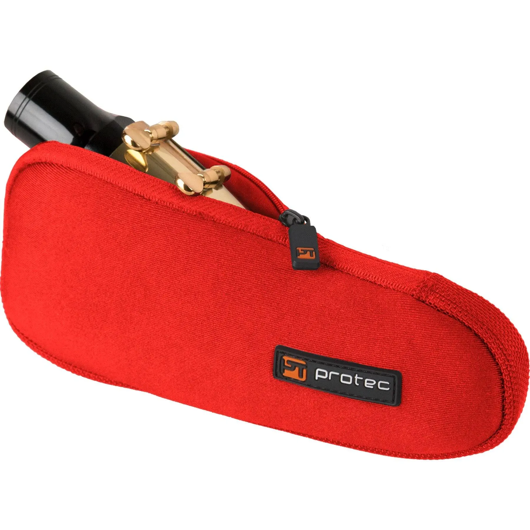 Pro Tec Baritone Saxophone Neoprene Mouthpiece Pouch with Zipper Closure - Red ...