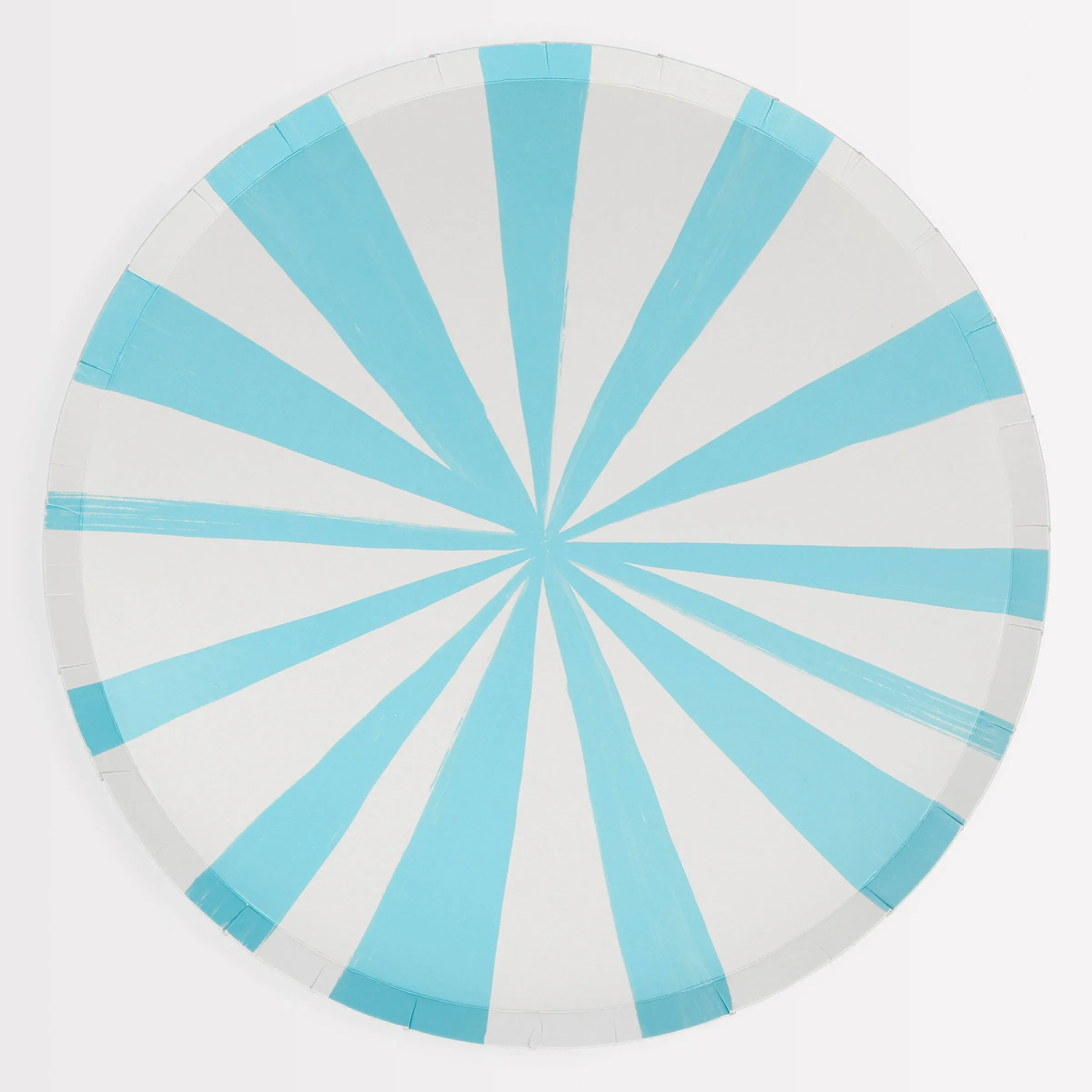 Blue Stripe Dinner Paper Plates