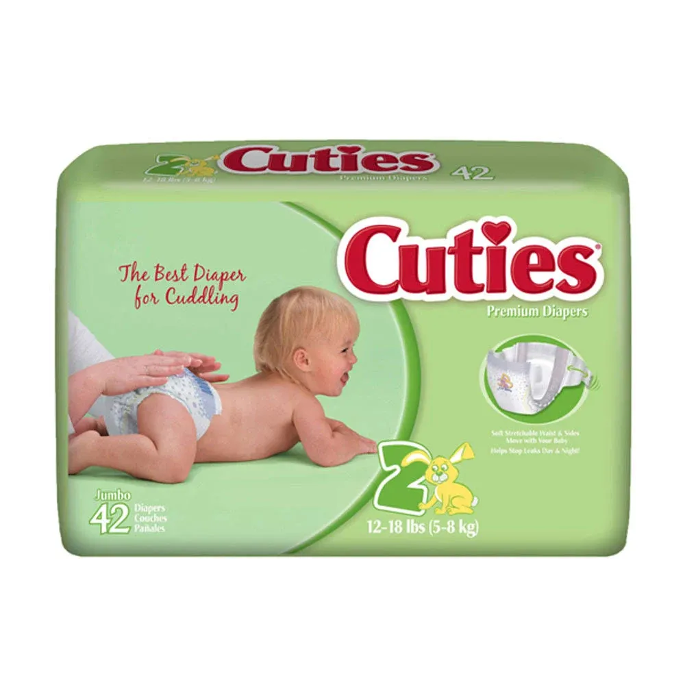 Cuties Baby Diaper Size