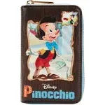 Loungefly Disney Pinocchio Book Zip Around Wallet