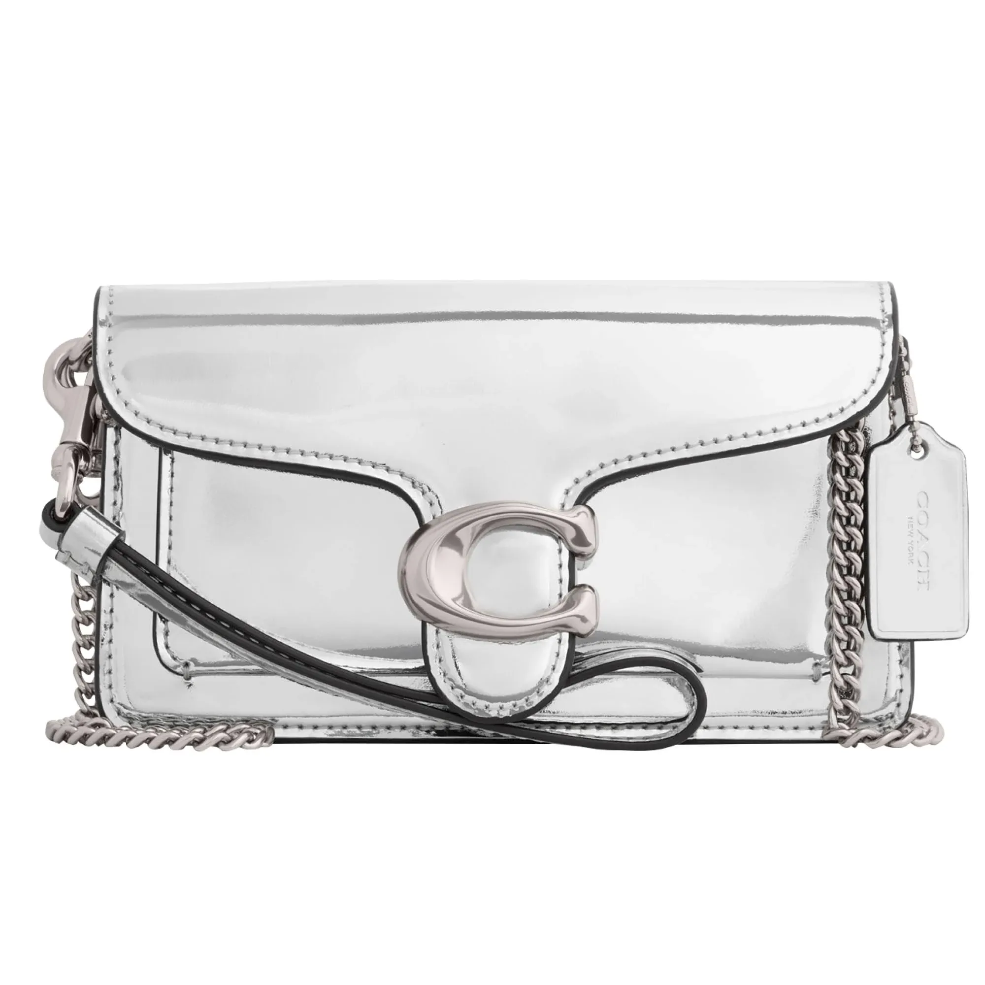 COACH Tabby Metallic Wristlet