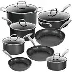 Granitestone Pro 13-Piece Hard Anodized Cookware Set