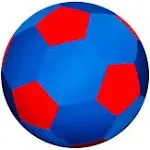 Horsemen&#039;s Pride Jolly Mega Ball Cover 25&#039; Blue &amp; Red Soccer Ball