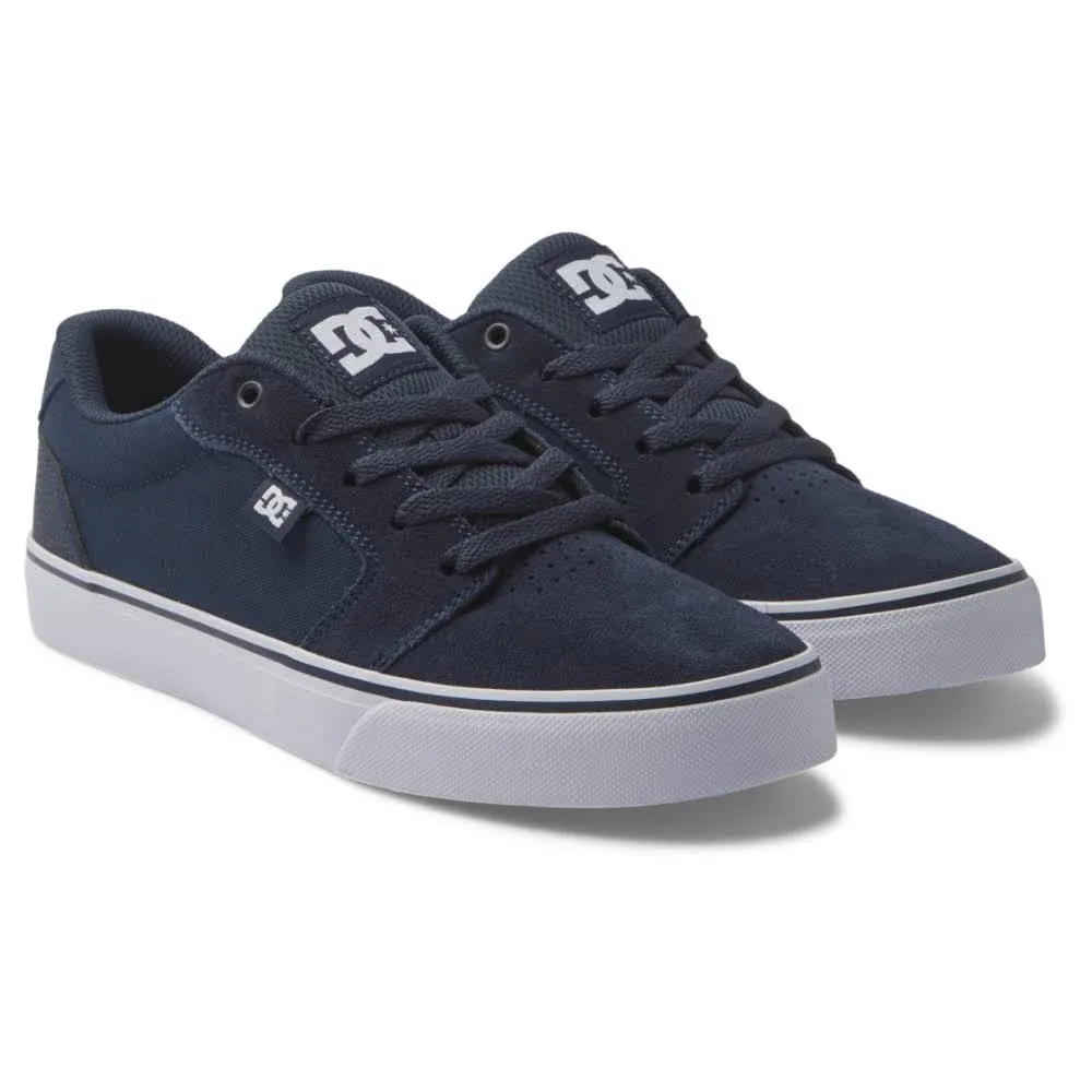 DC Men's Anvil Shoes - Navy/White - 10.5 / Navy/White