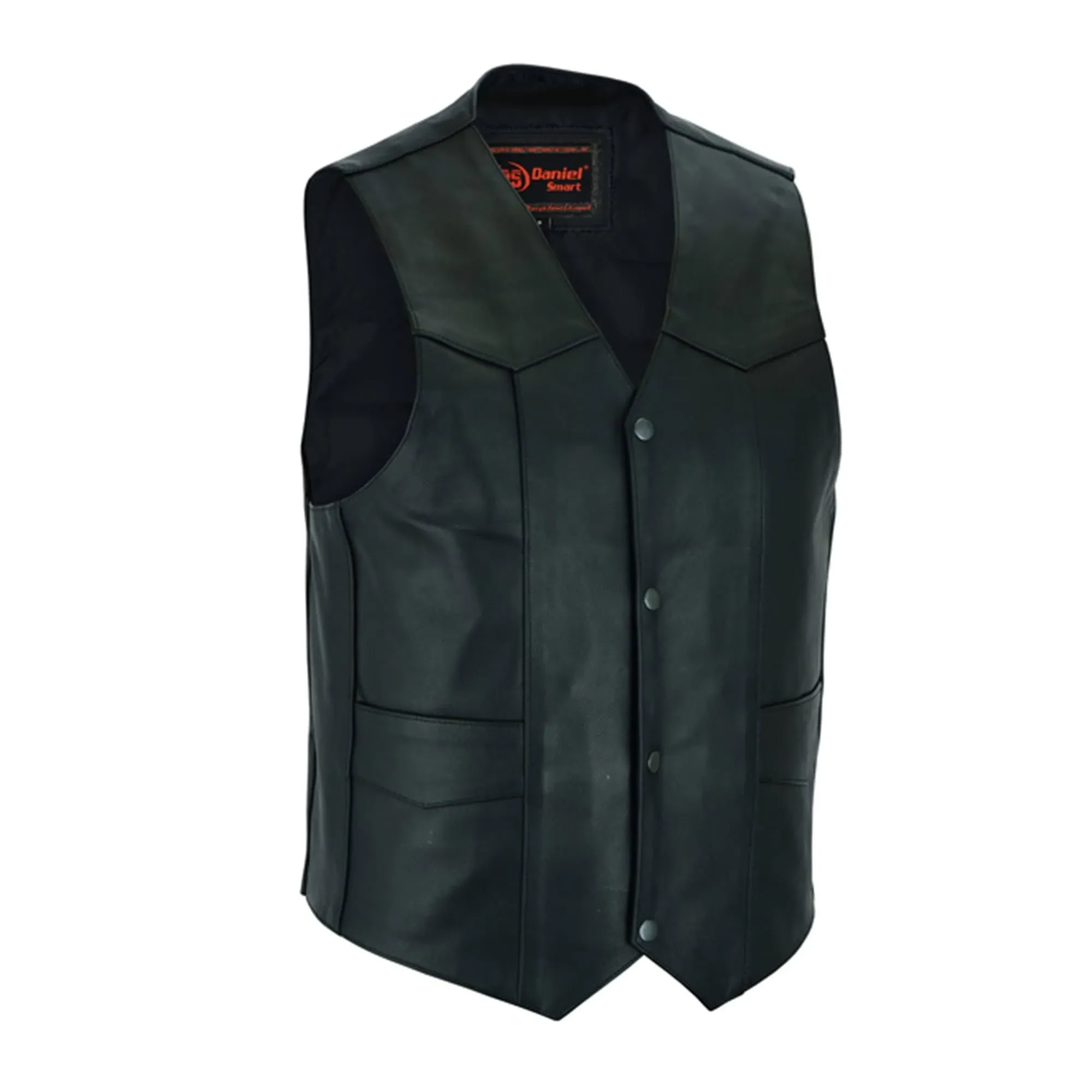 Traditional Single Back Panel Concealed Carry Vest L