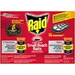 Raid Double Control 12 Small Roach Baits + 3 Egg Stoppers Kills &amp; Sterilizes