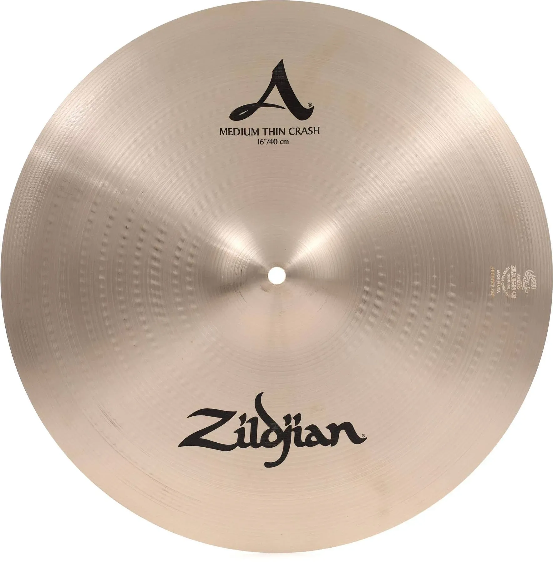 Zildjian 16” A Series Medium Thin Crash Cymbal