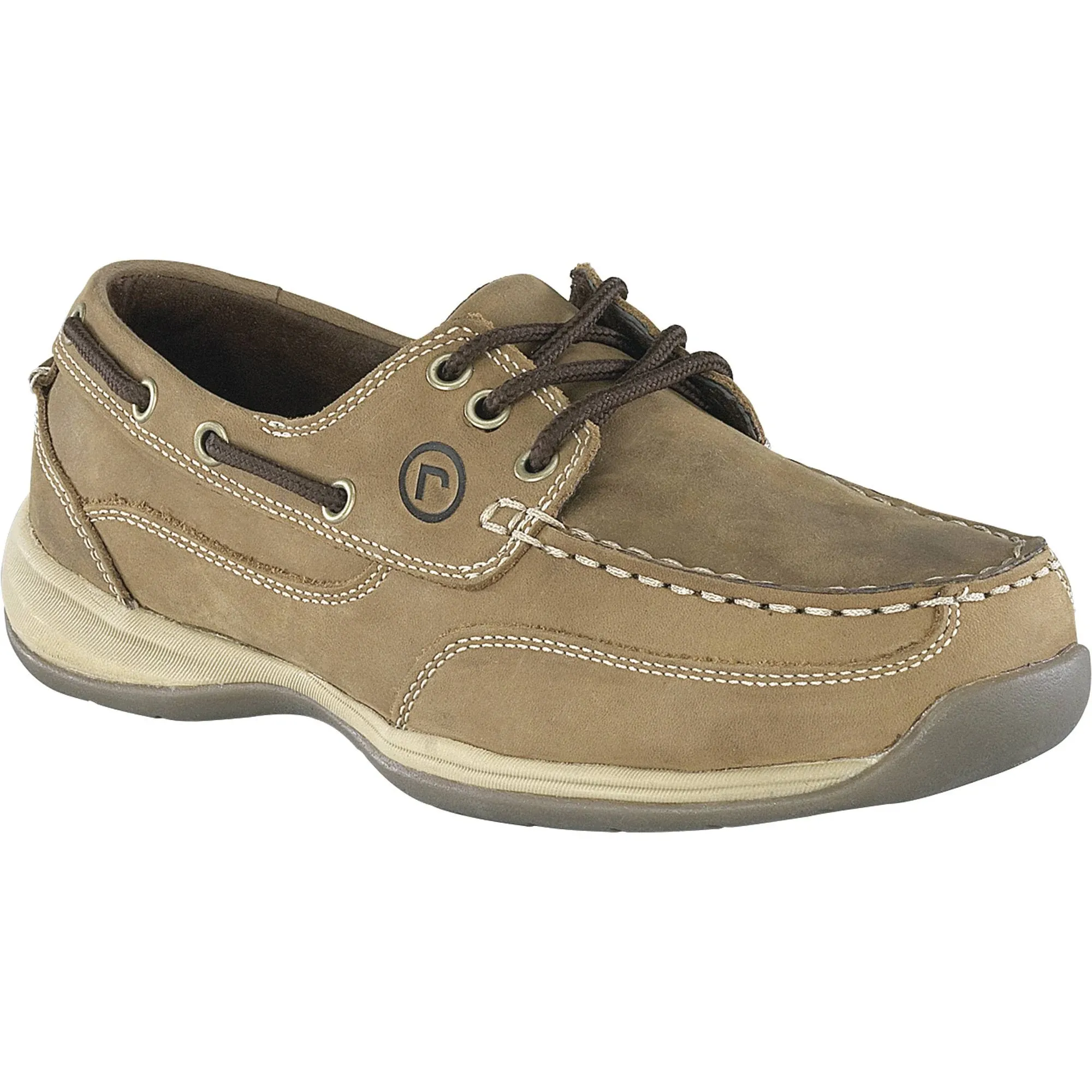 Rockport Men's Sailing Club Three Eye Tie Work Boat Shoe RK6736