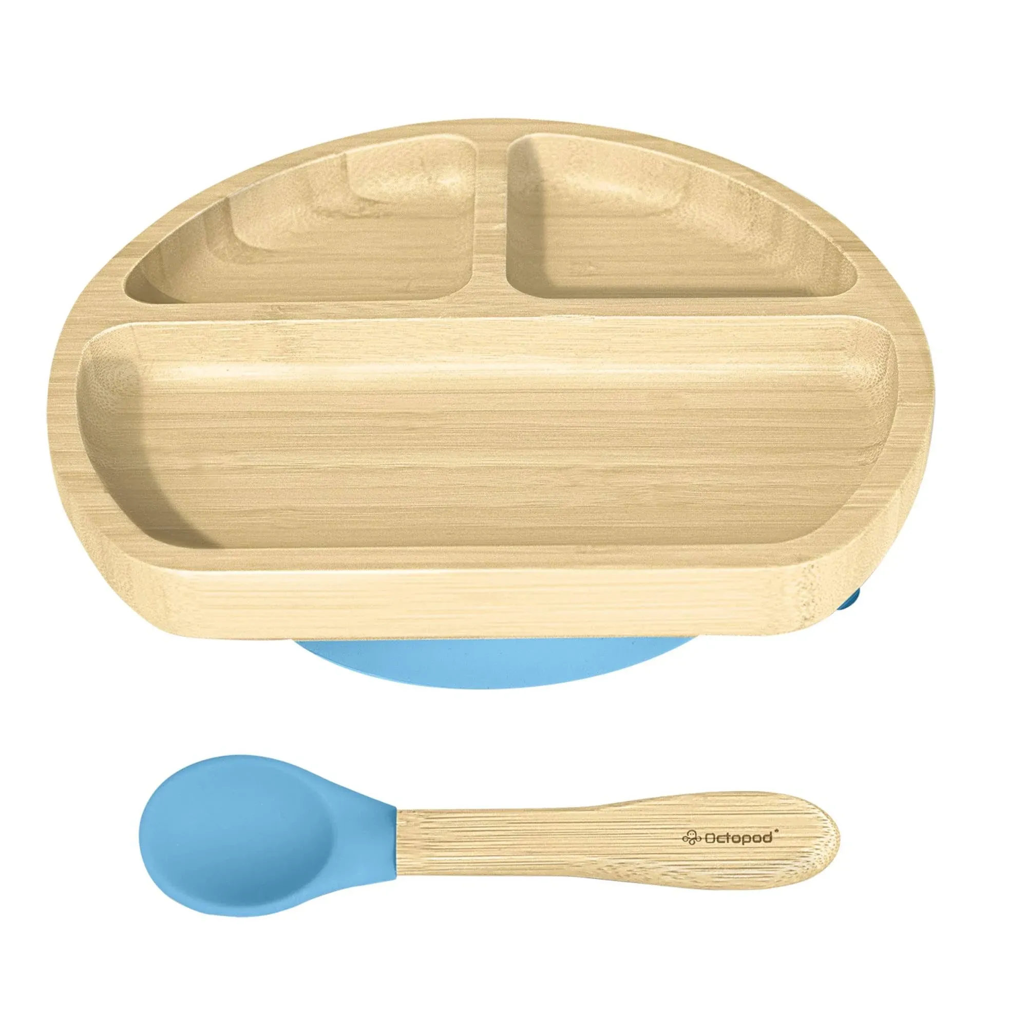 Octopod® Bamboo Baby Suction Plate (Triangle)