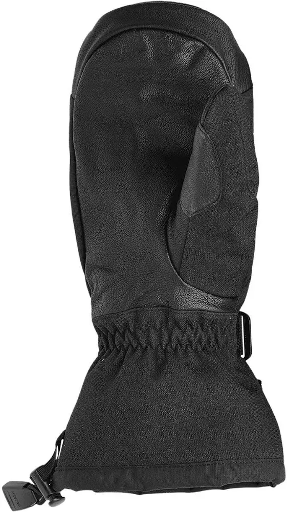 Hestra Unisex Powder Gauntlet Mitt, Windproof, Leather Everyday Winter Wear, Alpine Skiing Mitten for Men & Women