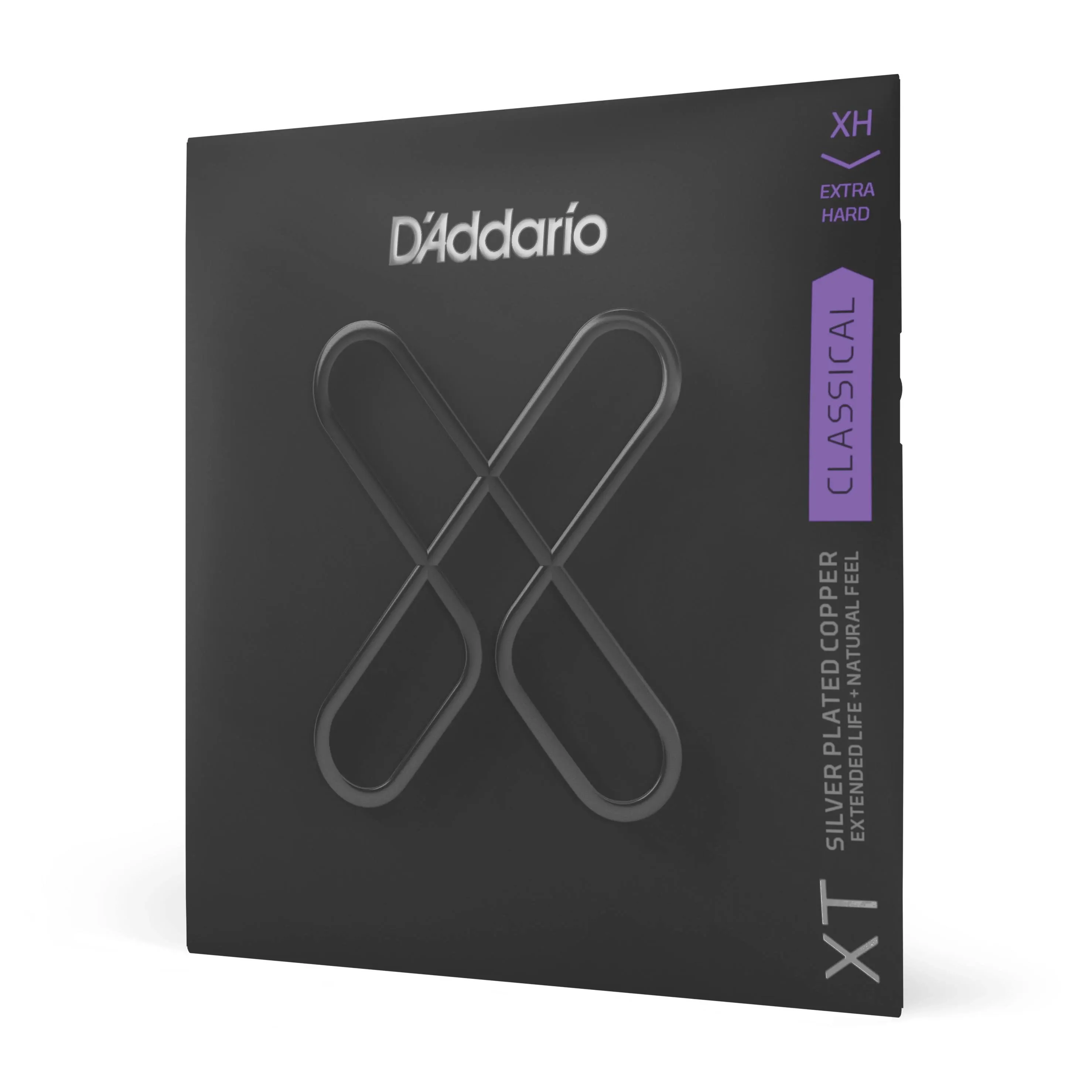 D'Addario XT Silver Plated Copper Classical Guitar Strings, Extra Hard