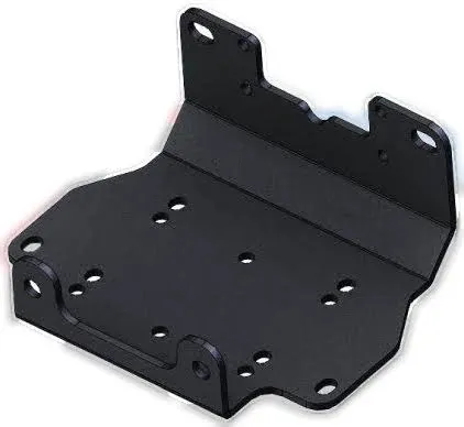 101275 Medium Winch Plow Mount, Black