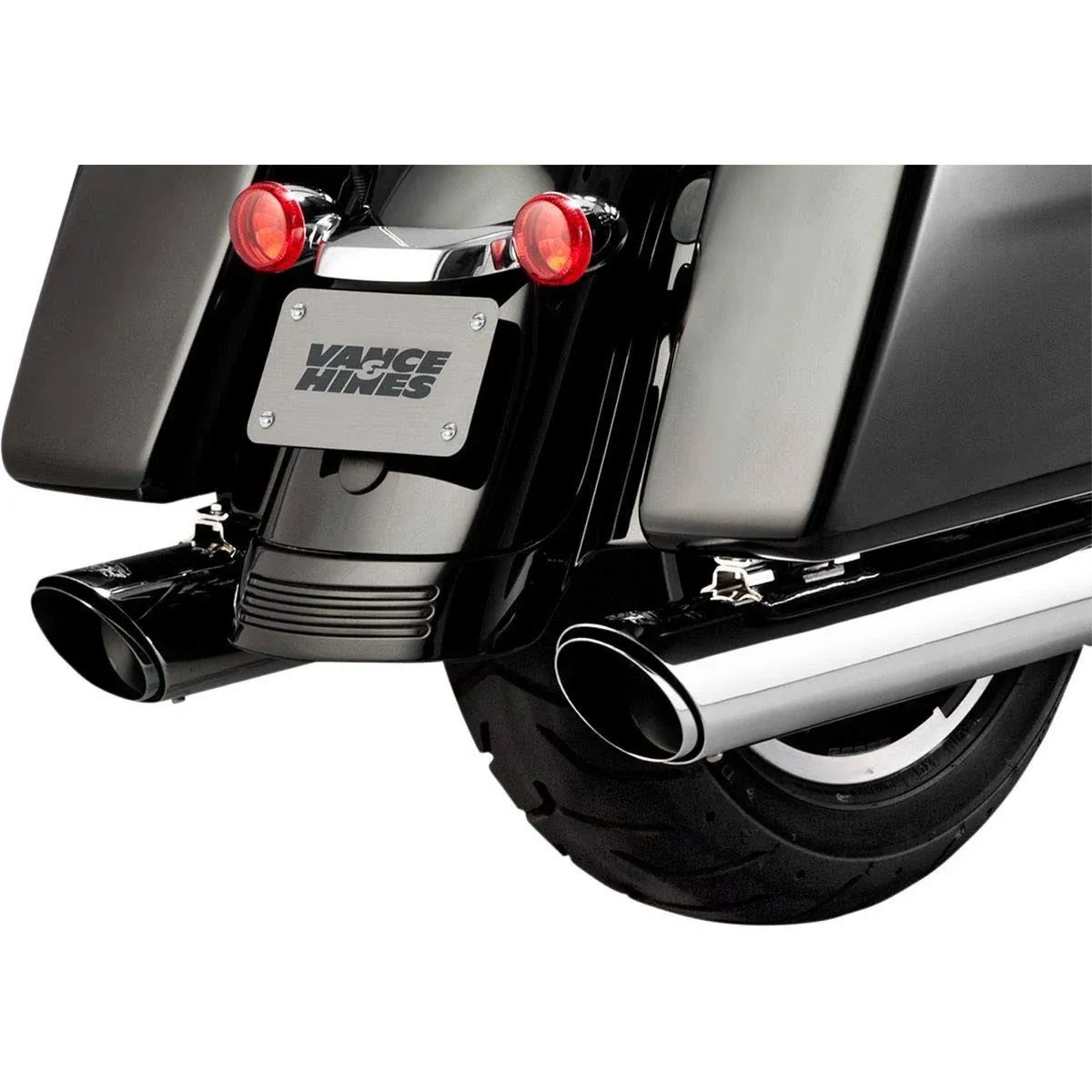 Vance &amp; Hines Twin Slash Mufflers 16672 For Harley Touring 2017-18 Milwaukee 8 