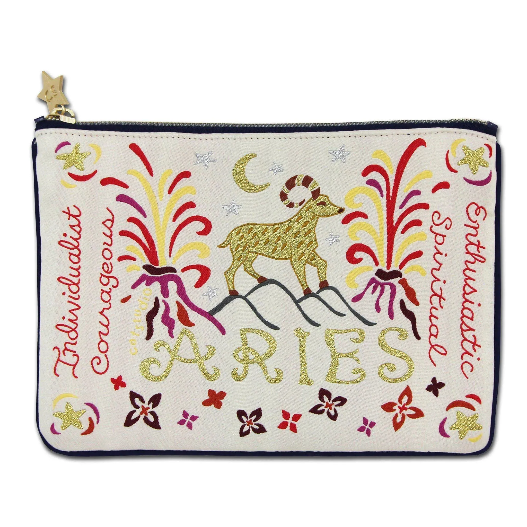 Catstudio Aries Astrology Zip Pouch