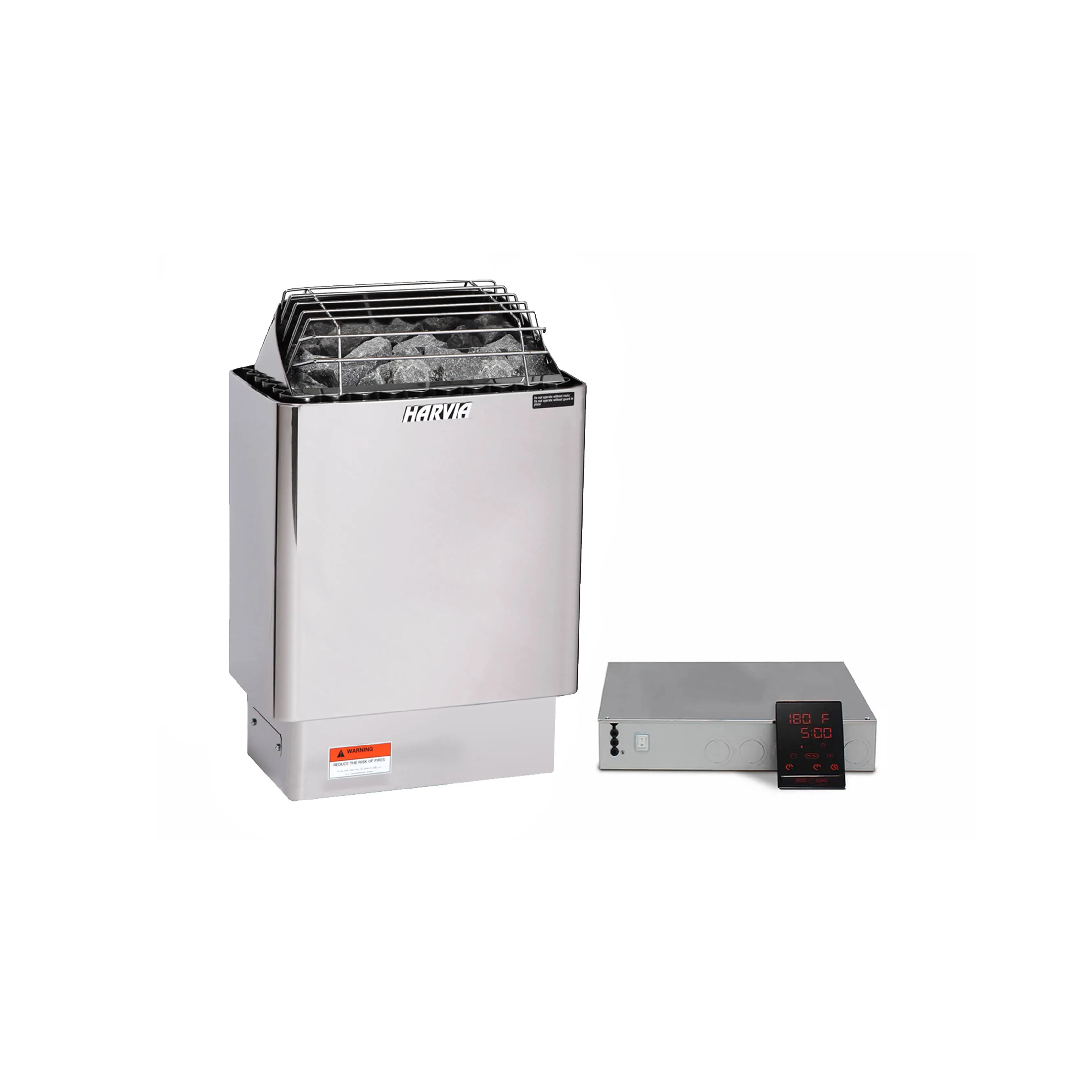 Harvia Kip Series Stainless Steel Sauna Heater, 4.5kW / 240V, 1PH