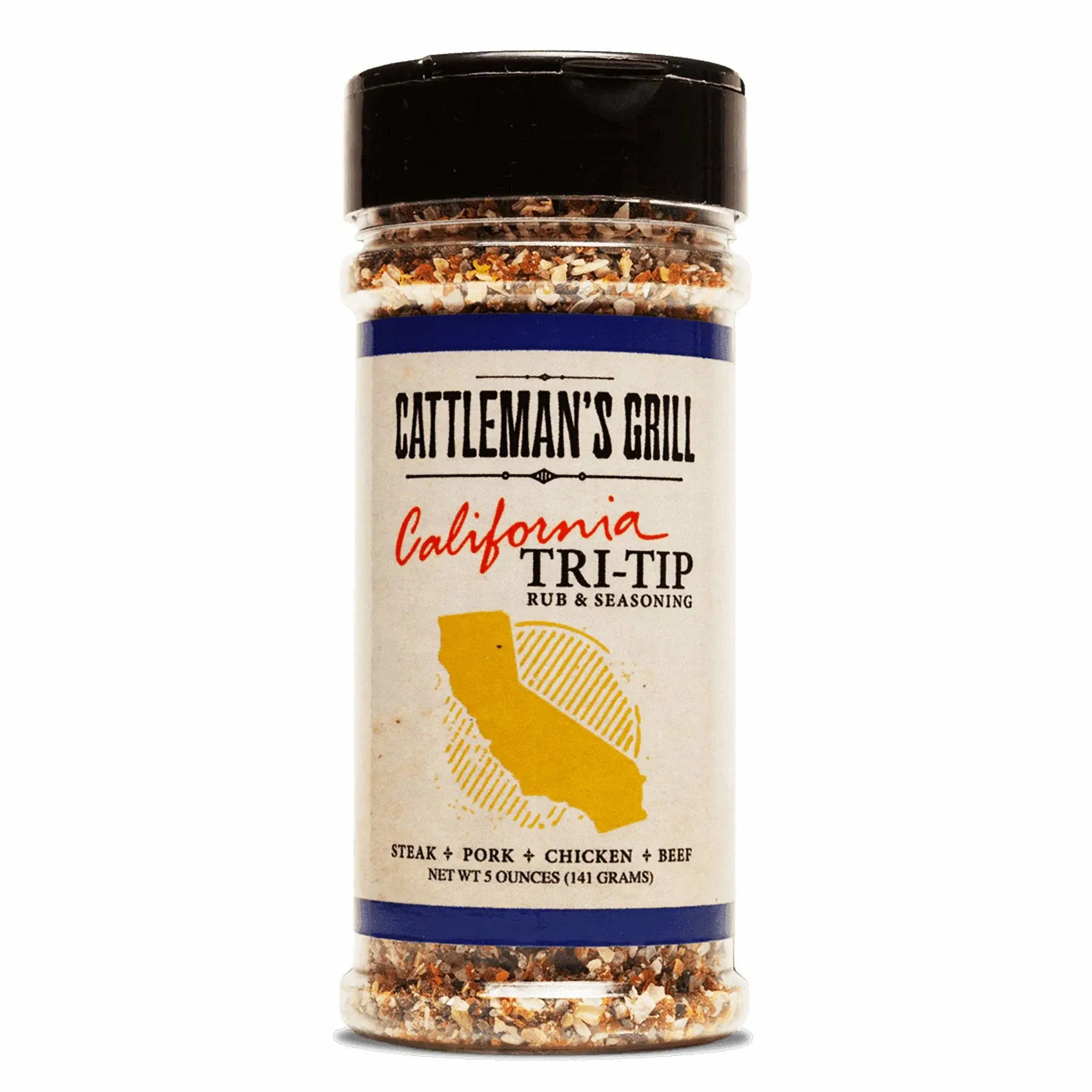 Cattleman's Grill California Tri-Tip Rub & Seasoning 10.5 Oz Mellow Blend Flavor