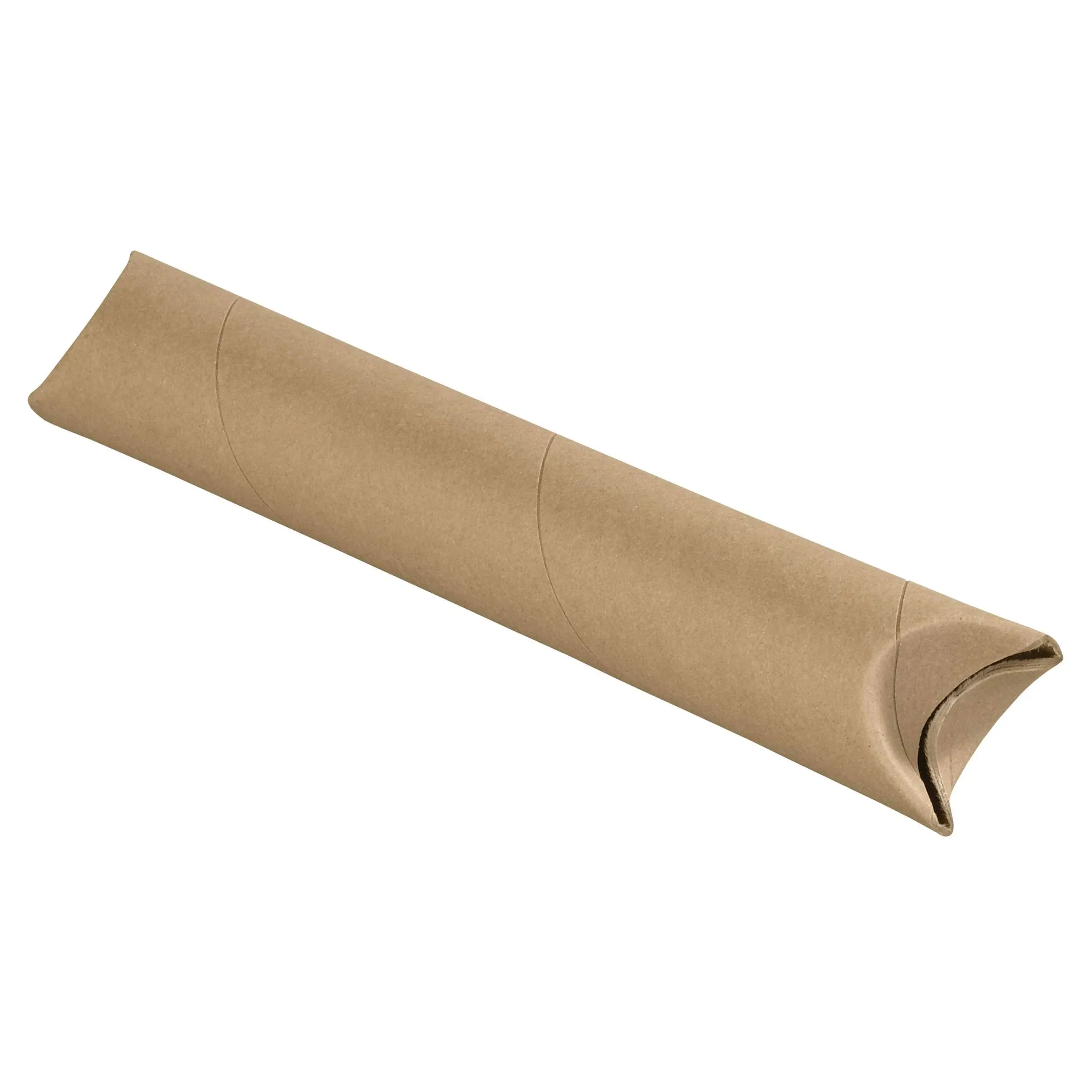 2 x 12" Kraft Crimped End Mailing Tubes