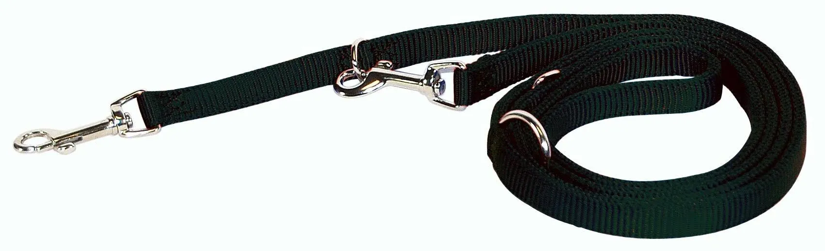 HAMILTON European 5/8&#034; Double-Thick Nylon Multi-Use Dog Lead, Various Colors