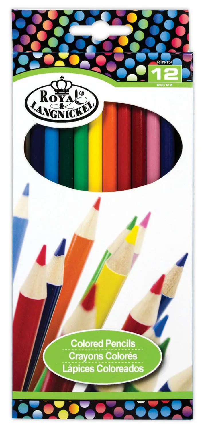 Colored Pencils, Bright 12/Pkg