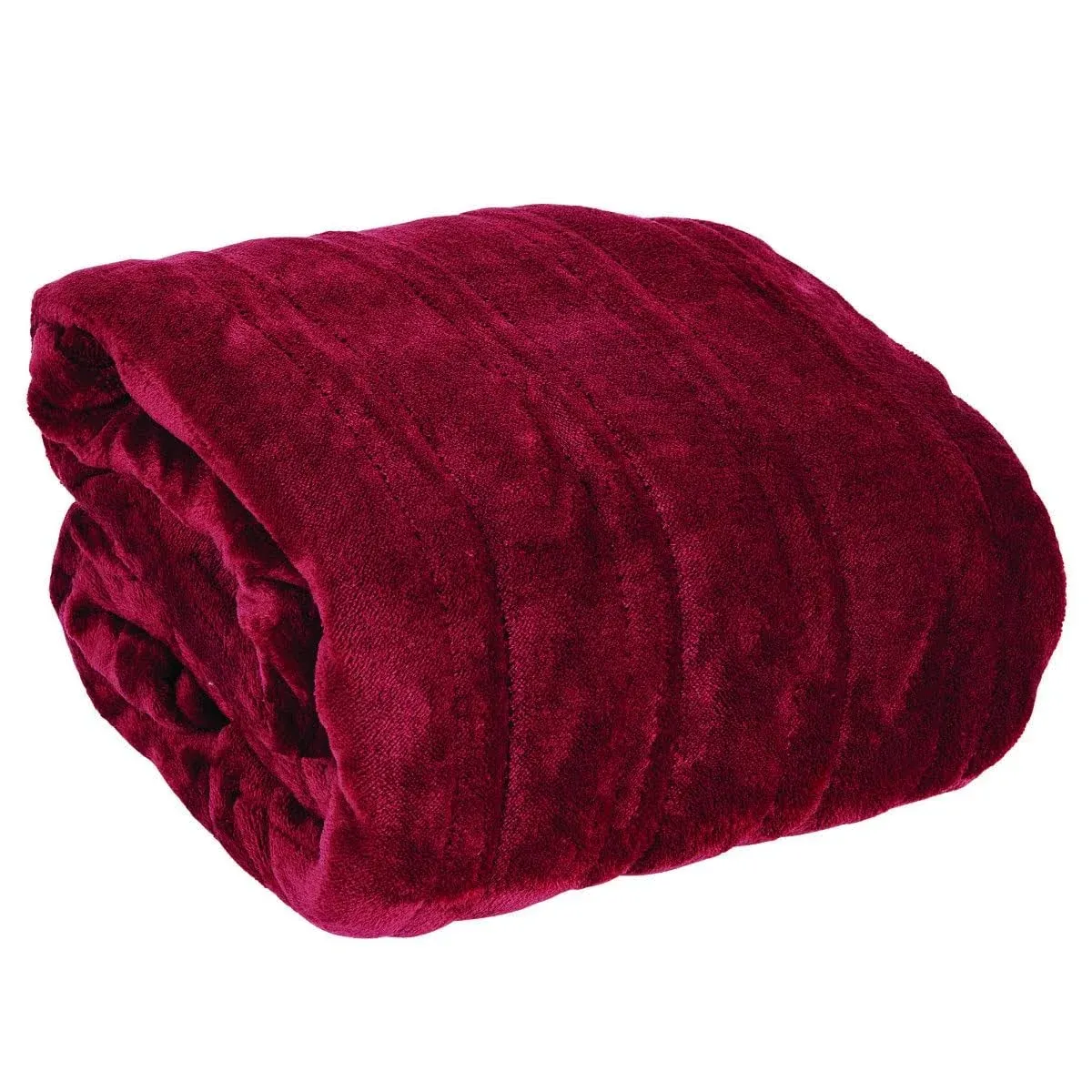 Westerly Electric Heated Throw Blanket, Garnet