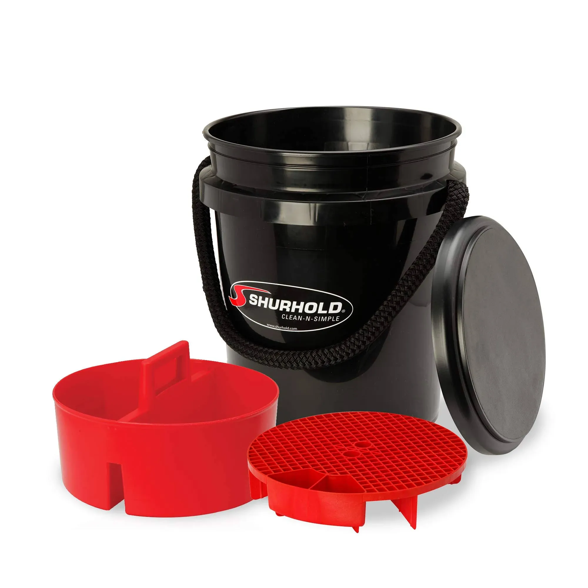 Shurhold 5 Gallon Black Bucket Kit #2462