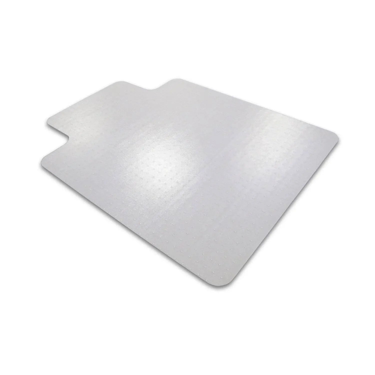 Floortex Cleartex 119226LV Advantagemat Pvc Rectangular Lipped Chair Mat For Standard Pile Carpets 0.38 In.; Clear 36 X 48 In.