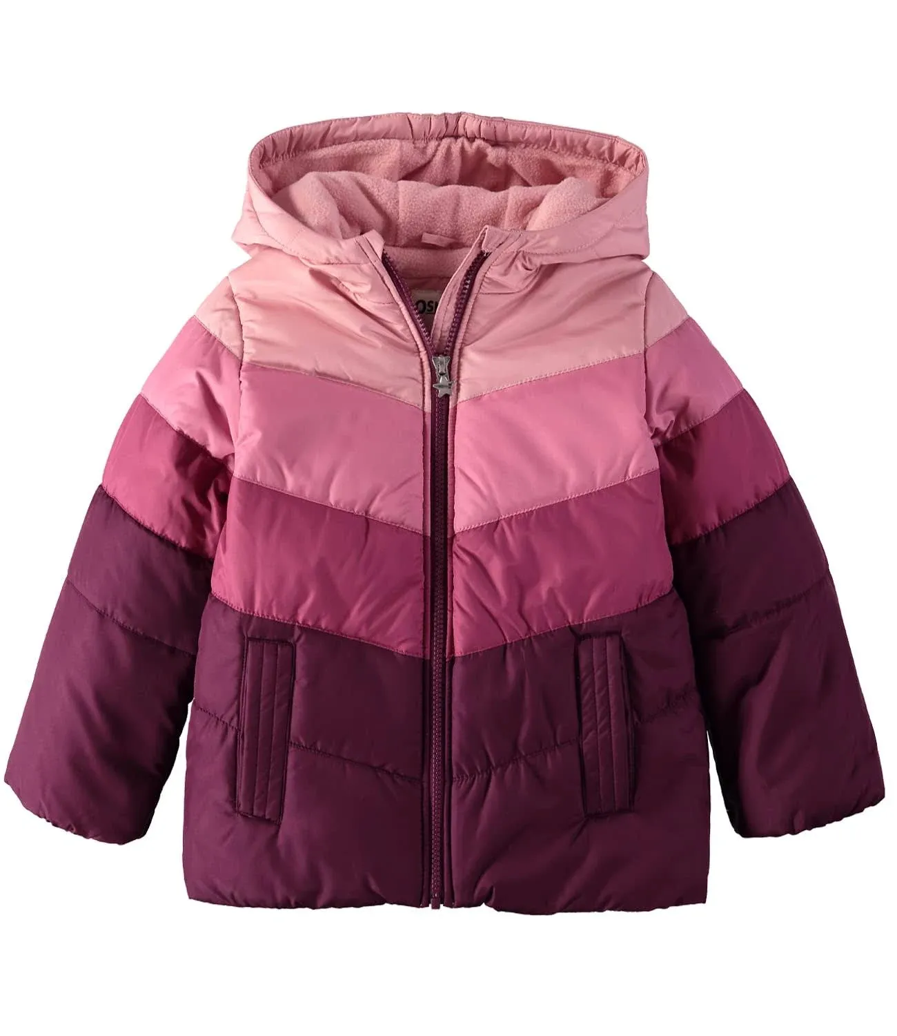 Oshkosh B'gosh Girls' Perfect Colorblocked Heavyweight Jacket Coat