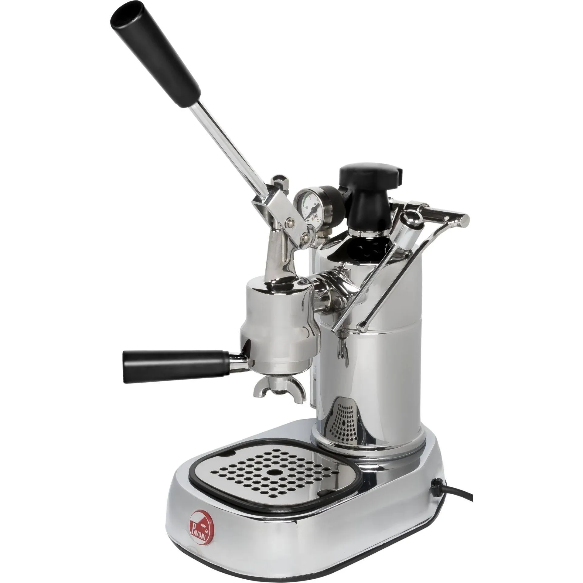 La Pavoni Professional Lusso Lever Coffee Machine (Stainless Steel/Black)