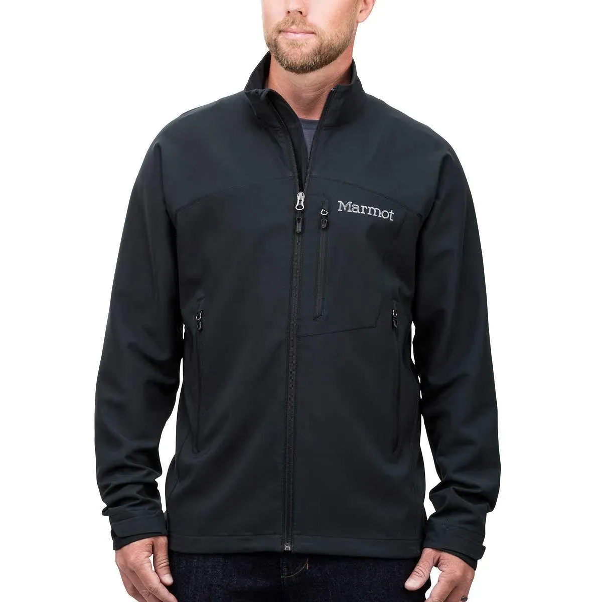 Marmot Men's Softshell Jacket (Black, Large)