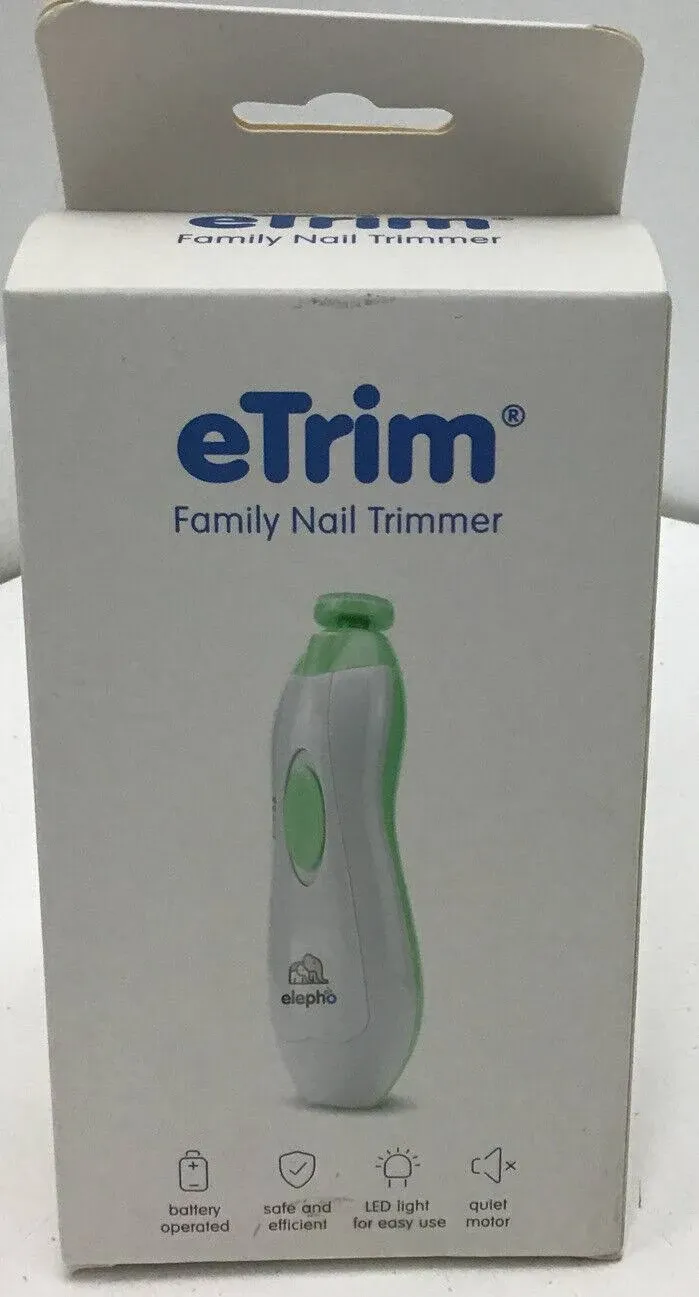 Elepho ETrim Baby Nail Trimmer File for Newborn, Infants and Children Manicure ...