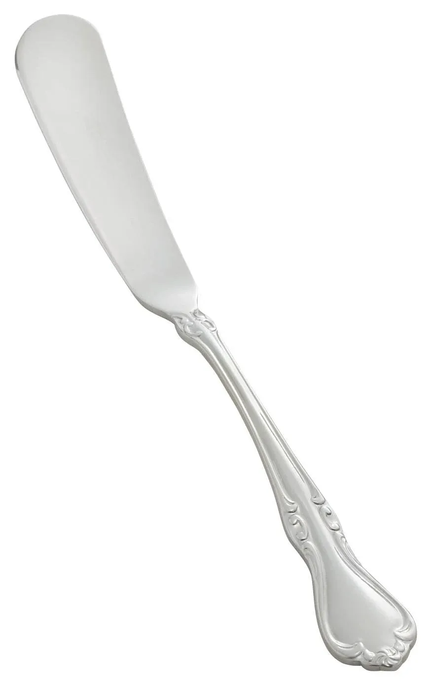 Winco 0039-12 Chantelle Extra Heavy Weight Stainless Steel Butter Spreader